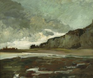 Les Falaises ved Dieppe af Jacques-Emile Blanche